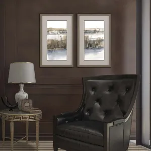 Blue-Grey Marsh S/2 Framed Art