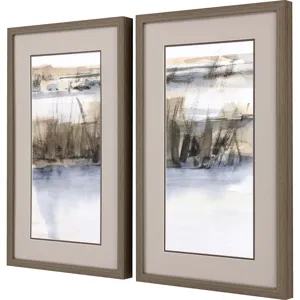 Blue-Grey Marsh S/2 Framed Art