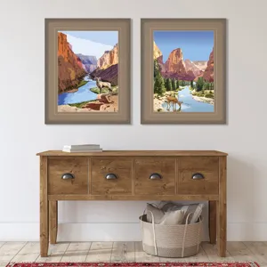 National Parks I S/2 Framed Art