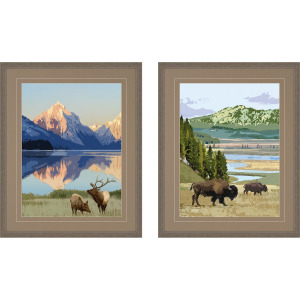National Parks III S/2 Framed Art