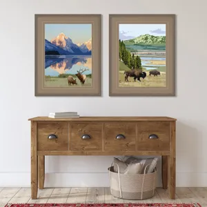 National Parks III S/2 Framed Art