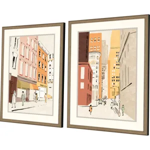 Travel S/2 Framed Art