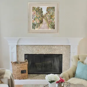Garden Delight - Path Framed Art