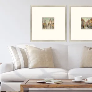 Pastel Street I Framed Art