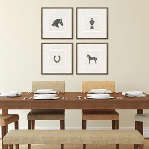 Equestrian S/4 Framed Art