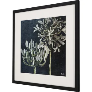 Midnight Lilies II Framed Art