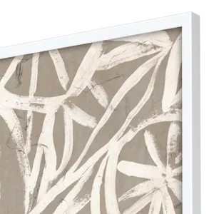 Mudcloth Foliage I Framed Art