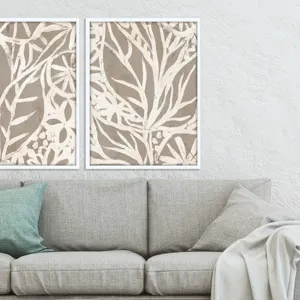 Mudcloth Foliage II Framed Art