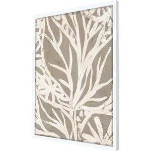Mudcloth Foliage II Framed Art