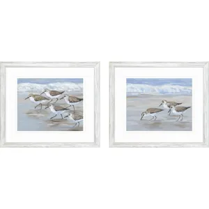 Sandpipers S/2 Framed Art