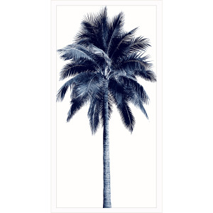 Palm Tree Blue I Framed Art