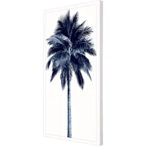 Palm Tree Blue I Framed Art