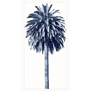 Palm Tree Blue II Framed Art