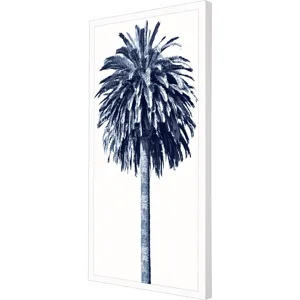 Palm Tree Blue II Framed Art