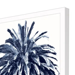 Palm Tree Blue II Framed Art