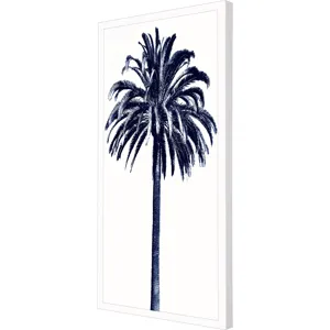 Palm Tree Blue III Framed Art
