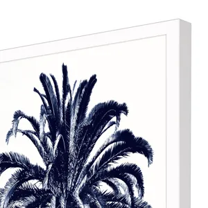Palm Tree Blue III Framed Art