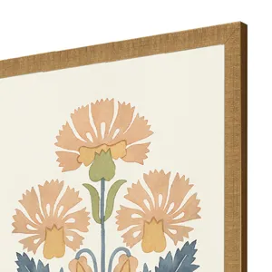 Folk Flourish S/4 Framed Art