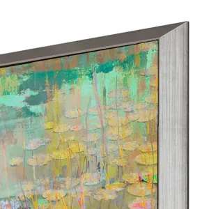 Reeds and Lilies I Framed Art