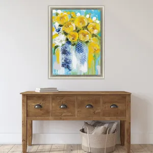 Sunshine Yellow Framed Art