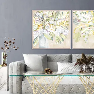 Soft Floral Burst I Canvas