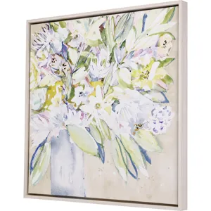 Soft Floral Burst I Canvas