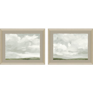 Gray Stone Sky II S/2 Framed Art