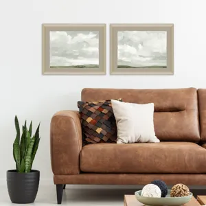 Gray Stone Sky II S/2 Framed Art