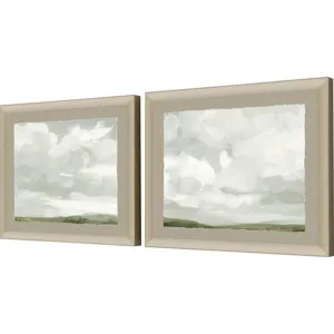 Gray Stone Sky II S/2 Framed Art