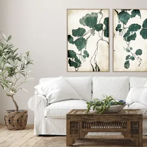 Hanging Leaf I Framed Art