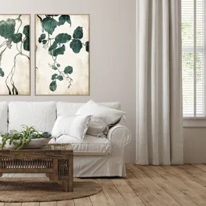 Hanging Leaf II Framed Art