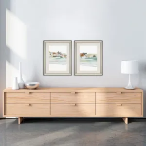 Seaside Tranquility S/2 Framed Art