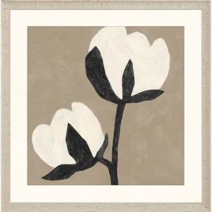 Delicate Sketch Duet Framed Art
