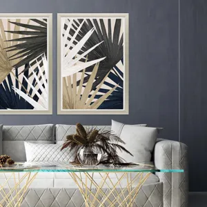 Organic Palms II Framed Art