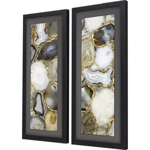 Agate S/2 Framed Art