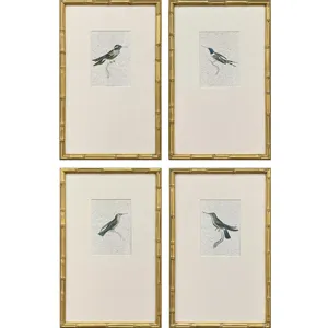 Antique Hummingbirds S/4