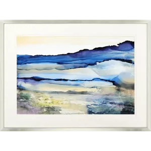 Bluescape 3 Framed Art