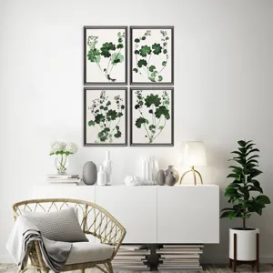 Forest Foliage S/4 Framed Art