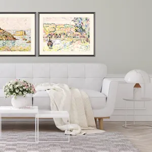 The River Bank Framed Art