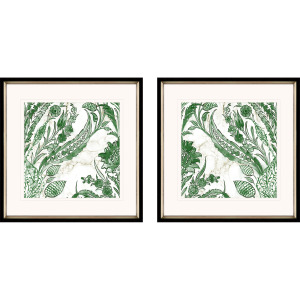 Kelly Ikat I S/2 Framed Art