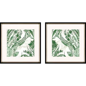 Kelly Ikat I S/2 Framed Art
