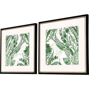 Kelly Ikat I S/2 Framed Art