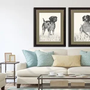 Canine Gaze Framed Art