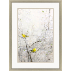 Birds in Trees I Framed Art