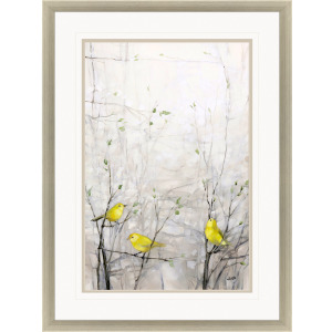 Birds in Trees II Framed Art