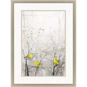 Birds in Trees II Framed Art