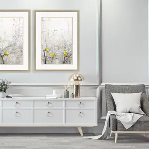 Birds in Trees II Framed Art
