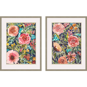Flower Patch S/2 Framed Art