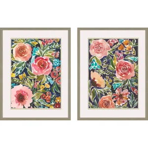 Flower Patch S/2 Framed Art