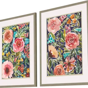 Flower Patch S/2 Framed Art
